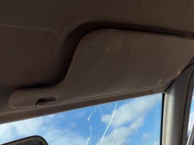 1988-1995 Isuzu Pup Passenger Right Sun Visor Oem Gray