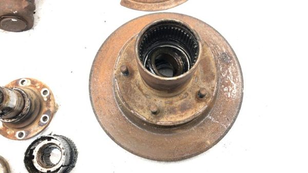82-93 Ram W150 Passenger Right Front Spindle Steering Knuckle Hub Lockout — photo 5