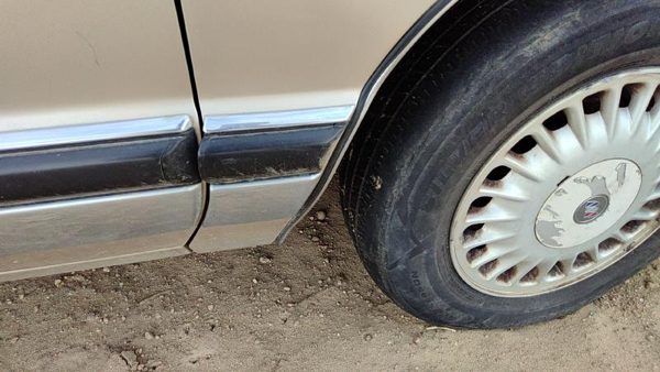 91-96 Buick Park Ave Passenger Right Moulding From Fender Oem Trim Strip Gold — photo 2
