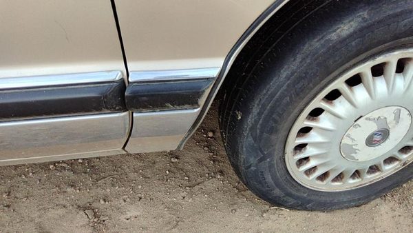 91-96 Buick Park Ave Passenger Right Moulding From Fender Oem Trim Strip Gold — photo 1