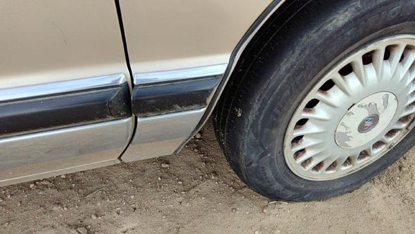91-96 Buick Park Ave Passenger Right Moulding From Fender Oem Trim Strip Gold — photo 3