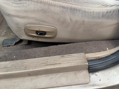 01-03 Grand Marquis Driver Left Power Seat Track With Motors Only Oem Tan Bh