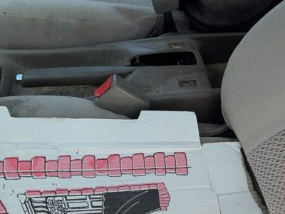 2000 Mazda Protege Dx Driver Left Front Seat Belt Buckle Receiver Oem Brown