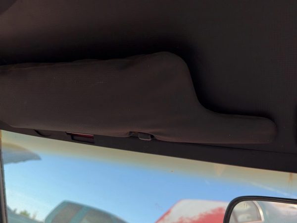1987-1988 Toyota FX Driver Left Sun Visor OEM Gray — photo 1