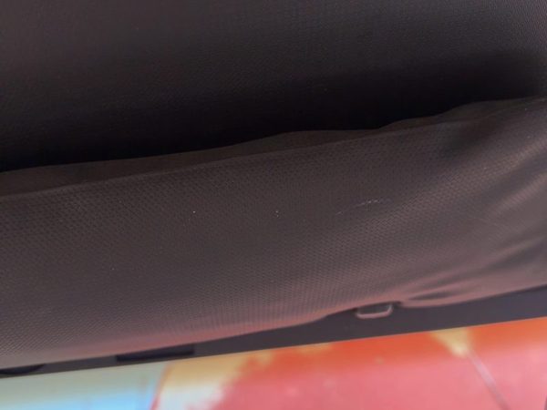 1987-1988 Toyota FX Driver Left Sun Visor OEM Gray — photo 5