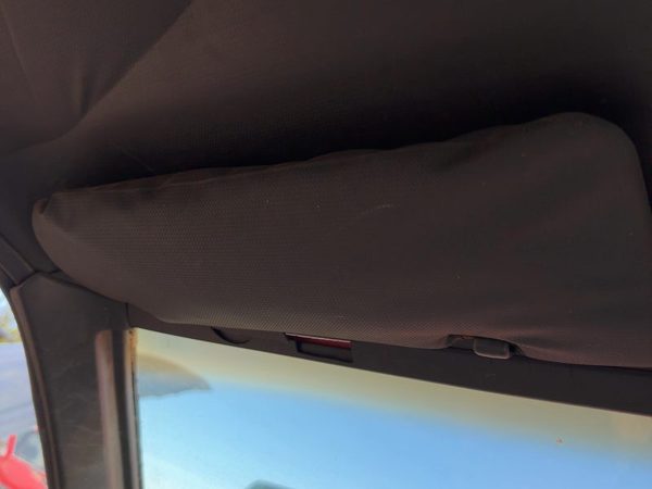 1987-1988 Toyota FX Driver Left Sun Visor OEM Gray — photo 6