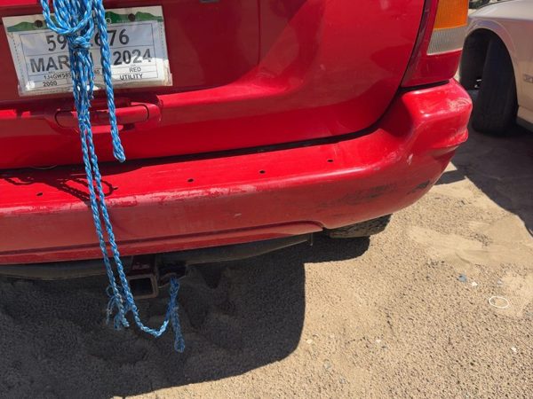 1999-2004 Jeep Grand Cherokee Rear Bumper Cover Assembly Oem Back Flame Red Pr4 — photo 3