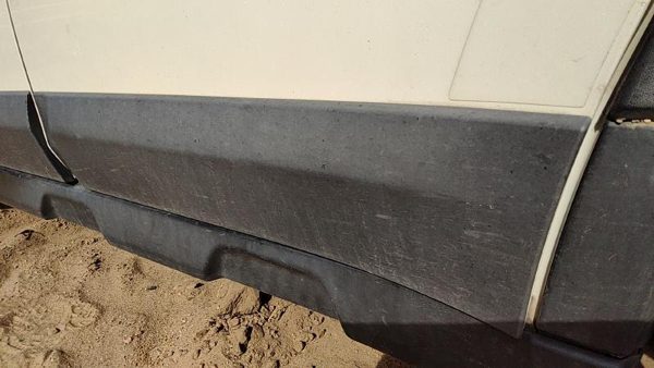 10-13 Legacy Outback Driver Left Rear Lower Moulding From Door Back Trim Strip — photo 4