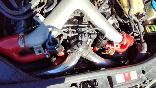 2002-2004 Audi A6 Complete Set Of Intercooler Tubes Oem With Y Pipe Turbo 2.7L — photo 2