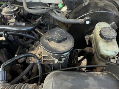 1997-2001 Ford F150 Power Steering Fluid Remote Reservoir Tank Oem 5.4L