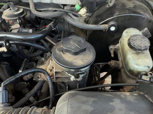 1997-2001 Ford F150 Power Steering Fluid Remote Reservoir Tank Oem 5.4L — photo 1