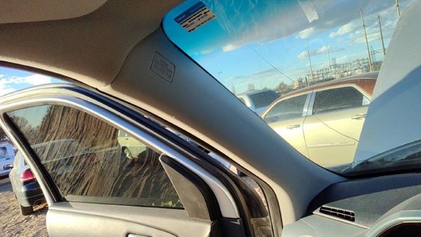 09-15 Honda Pilot Driver Left A Pillar Trim Windshield Post Panel Gray/Blue Gr — photo 1