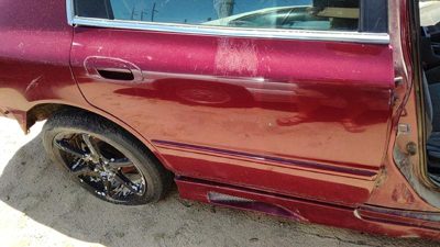 1995 Honda Accord Rear Door RH Red