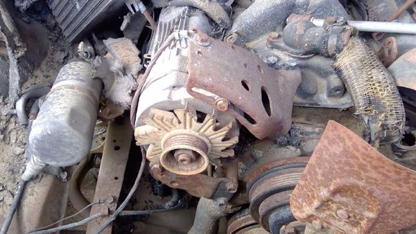 1986 Gmc Sierra K10 1500 Mount Bracket Set For Alternator Oem 5.0L — photo 2