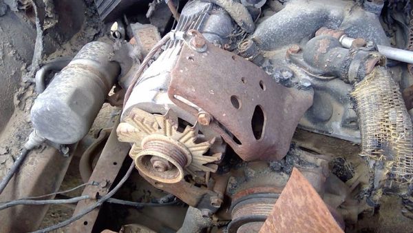 1986 Gmc Sierra K10 1500 Mount Bracket Set For Alternator Oem 5.0L — photo 3