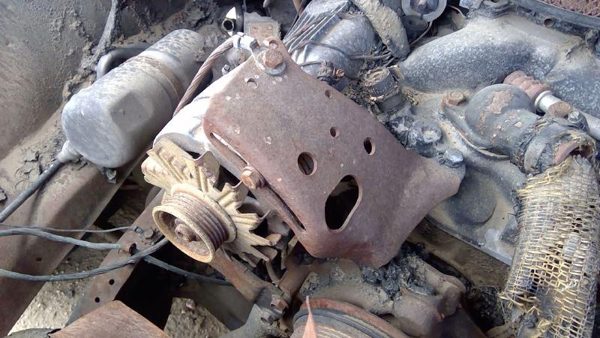 1986 Gmc Sierra K10 1500 Mount Bracket Set For Alternator Oem 5.0L — photo 4