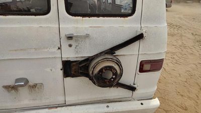 1974 Dodge Van Back Door RH White