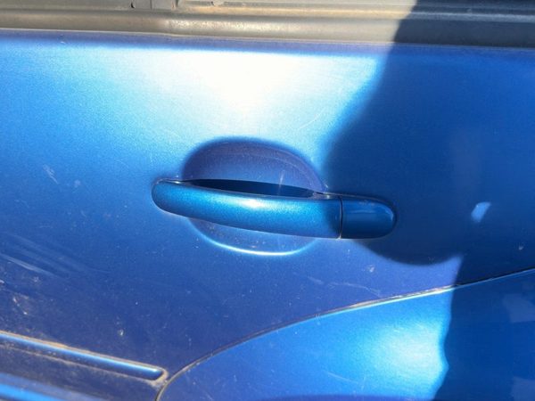 2000-2011 Vw Jetta Driver Left Rear Outside Door Handle Oem Back Blue — photo 3