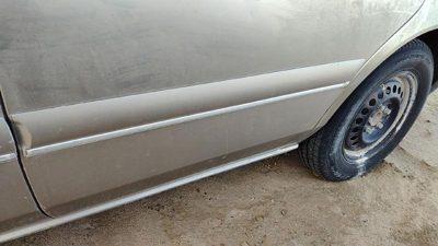 97-02 Buick Century Driver Left Rear Moulding From Door Back Trim Strip Silver