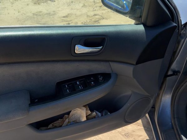 06-07 Accord Driver Left Front Door Trim Panel With Master Switch 2.4L Gray — photo 5