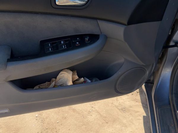 06-07 Accord Driver Left Front Door Trim Panel With Master Switch 2.4L Gray — photo 8