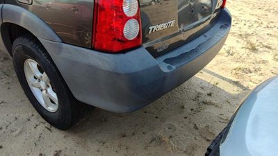 2005-2006 Mazda Tribute Rear Bumper Cover Assembly Oem Back Gray Cx Ef9150221a44
