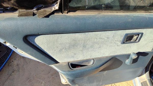 1989 Honda Civic Driver Left Rear Door Trim Panel Manual Windowsback Blue Sedan — photo 3