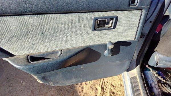 1989 Honda Civic Driver Left Rear Door Trim Panel Manual Windowsback Blue Sedan — photo 6