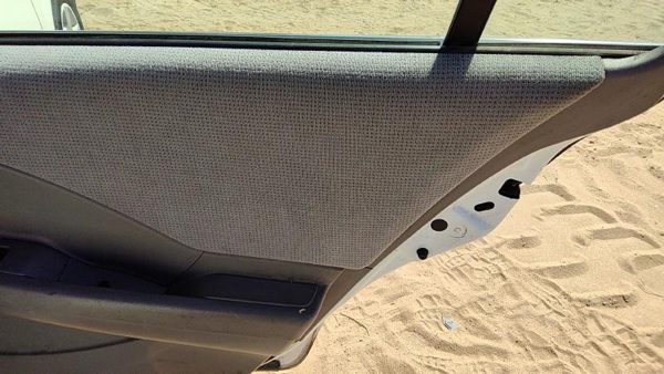 02-04 Altima Passenger Right Rear Door Trim Panel With Switches Back Frost K — photo 2