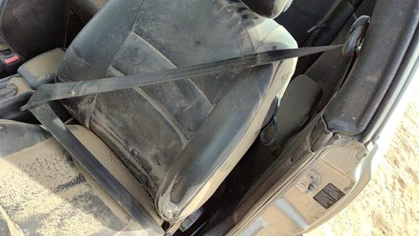 00-02 Cabrio Convertible Driver Left Front Seat Belt Retractor Shoulder Black — photo 2