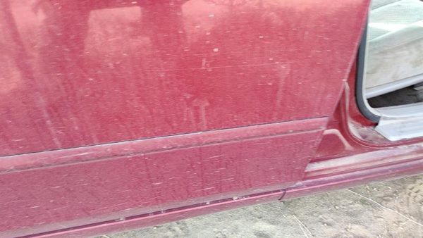 06 Nissan Altima Passenger Right Rear Moulding From Door Back Trim Strip Red A15 — photo 4