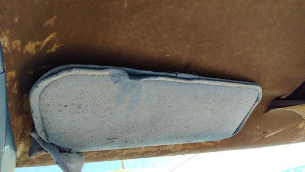 1985 Pontiac Sunbird Driver Left Sun Visor 2Dr Oem Blue — photo 1