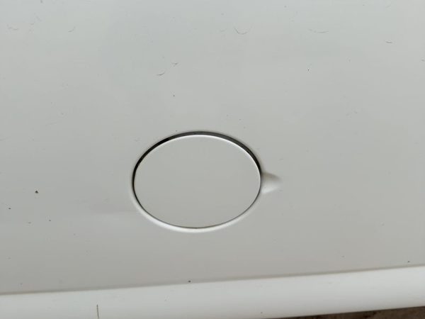 00-02 Chevy Express Van 2500 Fuel Tank Door With Hinge Gas Lid Oem Filler White — photo 5