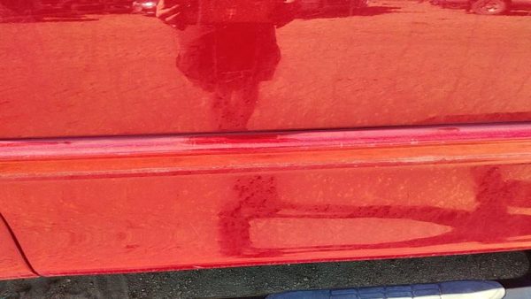 1999-2004 Ford F150 Passenger Right Front Moulding From Door Oem Trim Strip Red — photo 3