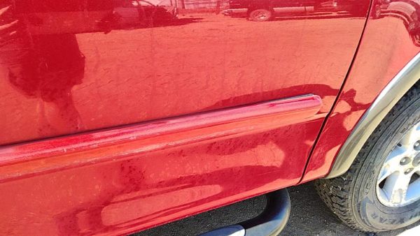 1999-2004 Ford F150 Passenger Right Front Moulding From Door Oem Trim Strip Red — photo 5