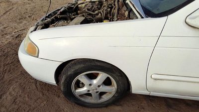 2000-2006 Nissan Sentra Driver Left Front Fender Oem White Qm1 F31015m030