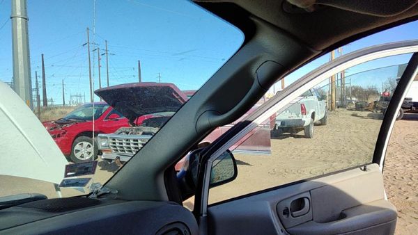 01-07 Dodge Caravan Passenger Right A Pillar Trim Windshield Post Panel Khaki J1 — photo 2