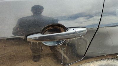 2006-2011 Ford Fusion Driver Left Rear Outside Door Handle Oem Back Black Uh