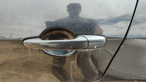 2006-2011 Ford Fusion Driver Left Rear Outside Door Handle Oem Back Black Uh — photo 2