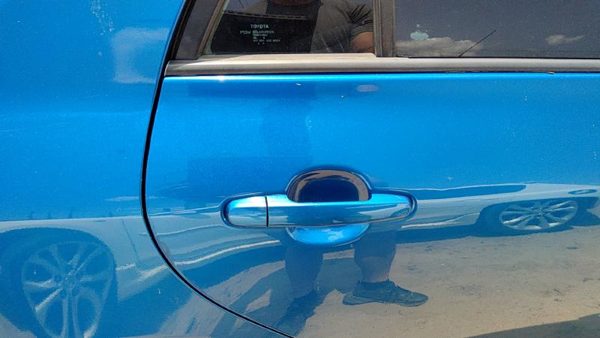 09-13 Toyota Corolla Passenger Right Rear Outside Door Handle Oem Back Blue 8T7 — photo 5