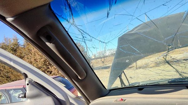 1997-2000 Dodge Dakota Driver Left A Pillar Trim Windshield Post Panel Oem Gray — photo 2