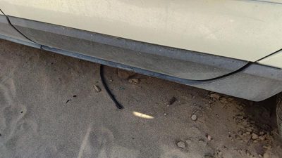 2004-2008 Chrysler Pacifica Driver Left Lower Rear Moulding From Door Oem Back