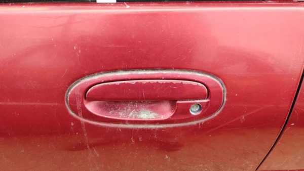 1997 Ford Escort Driver Left Front Outside Door Handle Oem Red — photo 1
