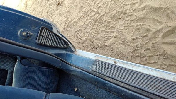 88-91 Olds Cutlass Calais Driver Left Lower Kick Trim Panel Oem Blue 2 Door — photo 8