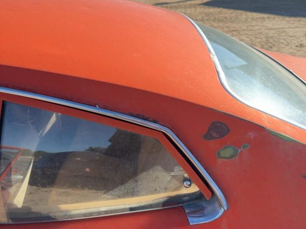 1970-77 Maverick 2 Door Sedan Driver Left Chrome Door Drip Rail Molding Trim OEM — photo 4