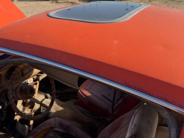 1970-77 Maverick 2 Door Sedan Driver Left Chrome Door Drip Rail Molding Trim OEM — photo 5
