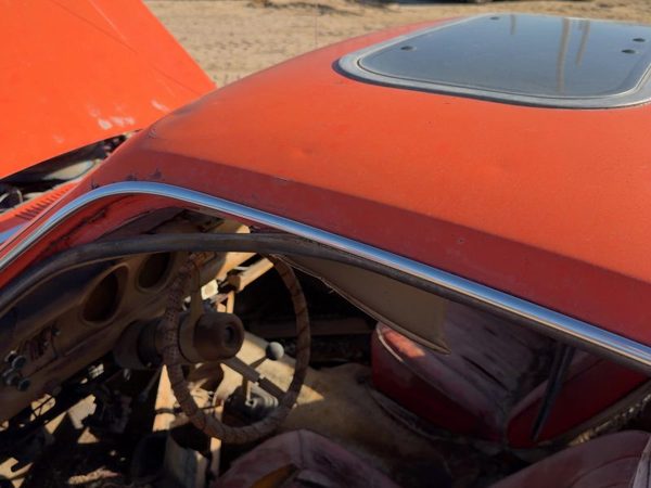 1970-77 Maverick 2 Door Sedan Driver Left Chrome Door Drip Rail Molding Trim OEM — photo 8
