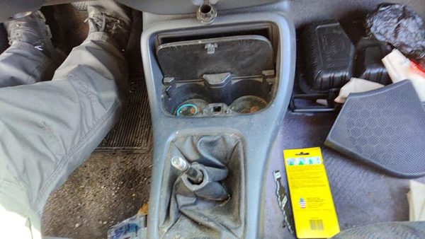1996-1998 Honda Civic Shifter Trim Bezel Oem Console Coupe Gray 4799995 — photo 5