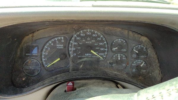 99 Chevy Silverado 1500 Speedometer Cluster Instrument Gauges Panel Oem Dash At — photo 3