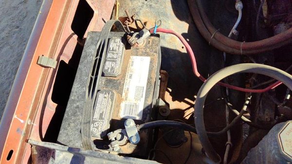 1973-1988 Chevy K30 Complete Battery Box Mount Tray With Hold Down Oem 7.4L — photo 3